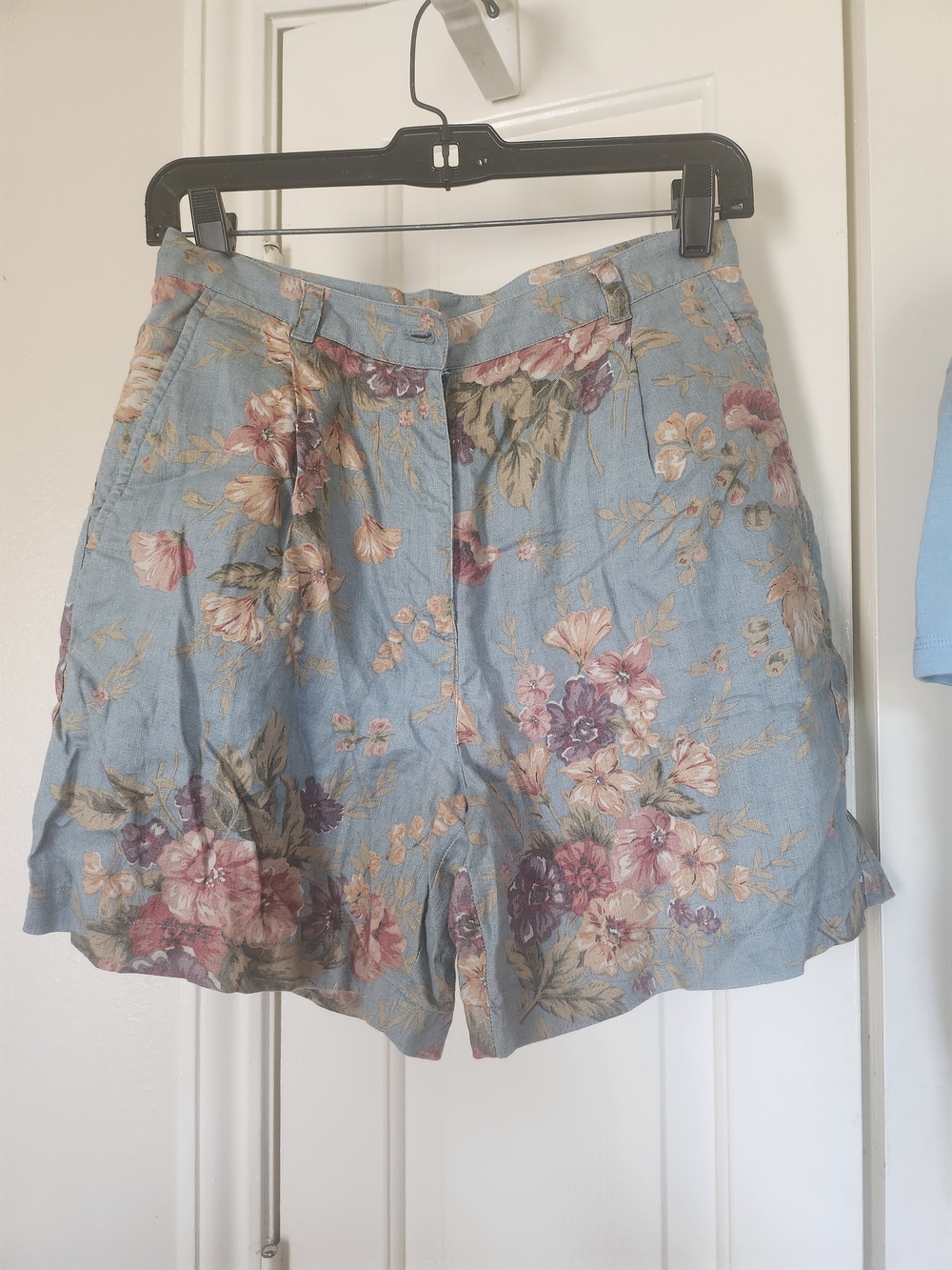 Ralph Lauren Blue Floral High-Rise Women's Shorts